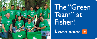 The “Green Team” at Fisher The “Green Team” at Fisher